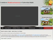 Tablet Screenshot of domki-komfortowe.pl